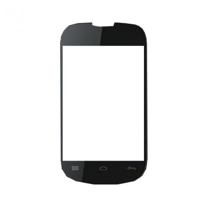 Replacement Front Glass For Hitech S100 Amaze White By - Maxbhi.com