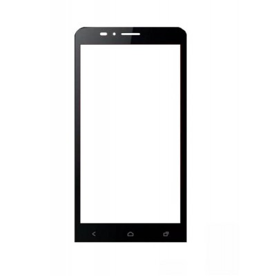Replacement Front Glass For Zen Ultrafone Powermax 1 Black By - Maxbhi.com