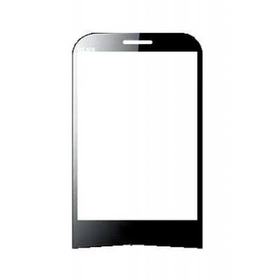 Replacement Front Glass For Hitech Ht808 Appzap White By - Maxbhi.com