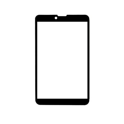 Replacement Front Glass For Zync Z900 Black By - Maxbhi.com