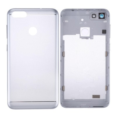 Back Panel Cover For Huawei Y6 Pro 2017 Silver - Maxbhi Com