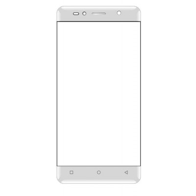 Replacement Front Glass For Hitech Air A10 White By - Maxbhi.com