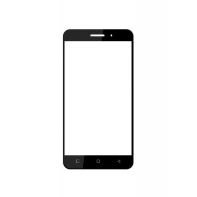 Replacement Front Glass For Mtech Eros White By - Maxbhi.com