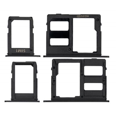 Sim Card Holder Tray For Samsung Galaxy A6 Plus 2018 Black - Maxbhi Com