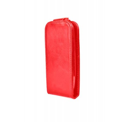 Flip Cover For Aqua Mobile Shine Red By - Maxbhi.com