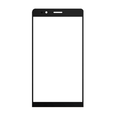 Replacement Front Glass For Blu Life 8 Xl Black By - Maxbhi.com