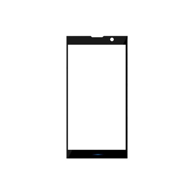 Replacement Front Glass For Makviz M7 Black By - Maxbhi.com
