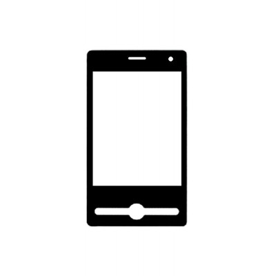 Replacement Front Glass For Lg Ks200 White By - Maxbhi.com