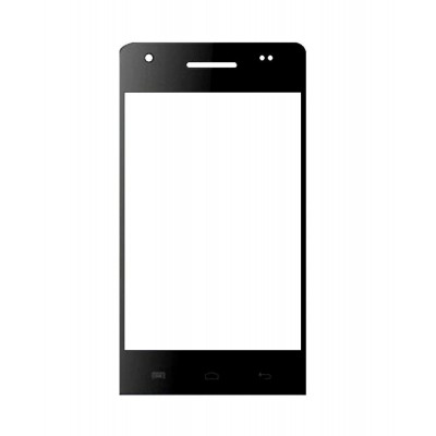 Replacement Front Glass For Vayoki M35 Black By - Maxbhi.com