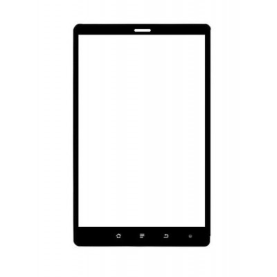 Replacement Front Glass For Zync Z999 Plus Black By - Maxbhi.com