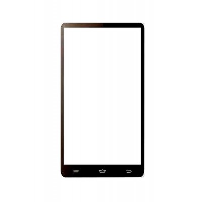 Replacement Front Glass For Hitech Air A2 Black By - Maxbhi.com