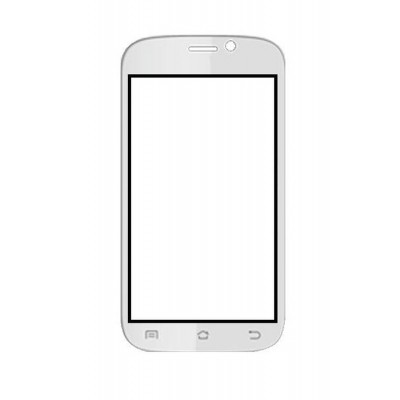 Replacement Front Glass For Ismart Is52 White By - Maxbhi.com