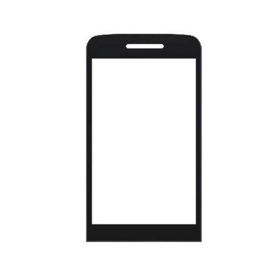 Replacement Front Glass For Lemon It 717 Black By - Maxbhi.com