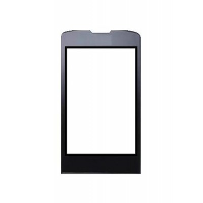 Replacement Front Glass For Lg Km555e Silver By - Maxbhi.com