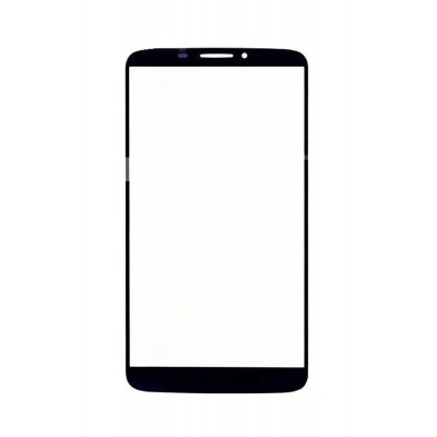 Replacement Front Glass For Alcatel One Touch Hero Black By - Maxbhi.com