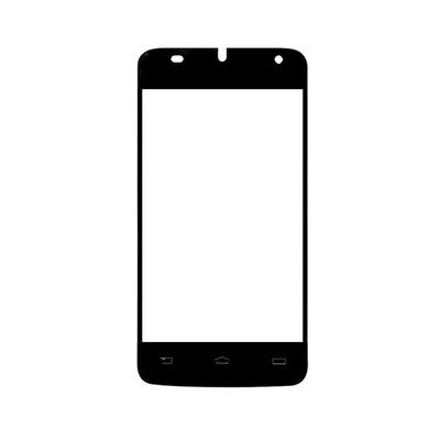 Replacement Front Glass For Philips W536 Red By - Maxbhi.com