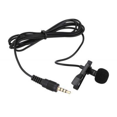 Collar Clip On Microphone for Wham WG50 - Professional Condenser Noise Cancelling Mic by Maxbhi.com