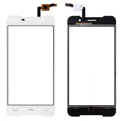 Touch Screen Digitizer For Homtom Ht37 Silver By - Maxbhi Com