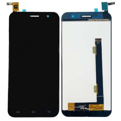 Lcd With Touch Screen For Philips Xenium X596 Black By - Maxbhi Com