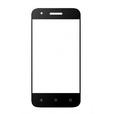 Replacement Front Glass For Blu Dash L2 Black By - Maxbhi.com