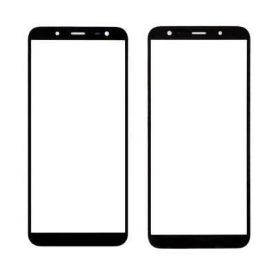 Replacement Front Glass For Samsung Galaxy J6 Black By - Maxbhi Com