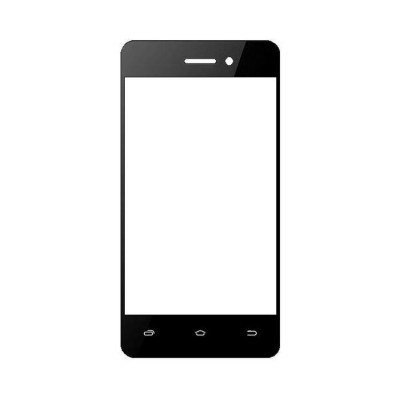 Replacement Front Glass For Unnecto Quattro S Black By - Maxbhi.com