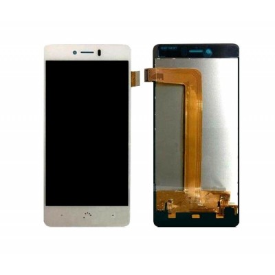 Lcd With Touch Screen For Bq Aquaris U Plus Gold By - Maxbhi Com