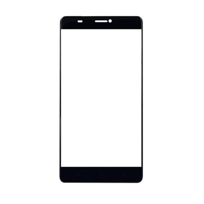 Replacement Front Glass For Elephone C1 Max Black By - Maxbhi.com