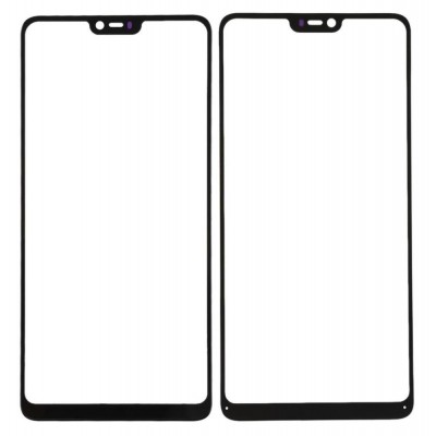 Replacement Front Glass For Oppo A3 Black By - Maxbhi Com