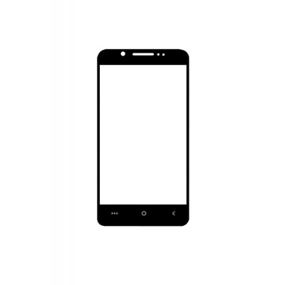 Replacement Front Glass For Reach Axis Rd61 3e Black By - Maxbhi.com