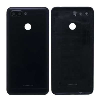 Back Panel Cover For Xiaomi Redmi 6 Black - Maxbhi Com