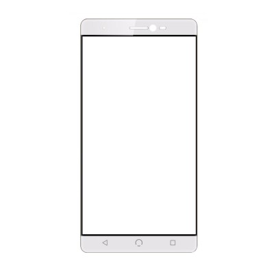Replacement Front Glass For Nuu M3 White By - Maxbhi.com