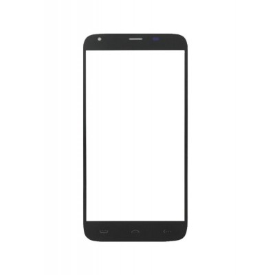 Replacement Front Glass For Doogee T6 Pro Black By - Maxbhi.com
