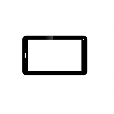 Replacement Front Glass For Vox Mobile V101 Black By - Maxbhi.com