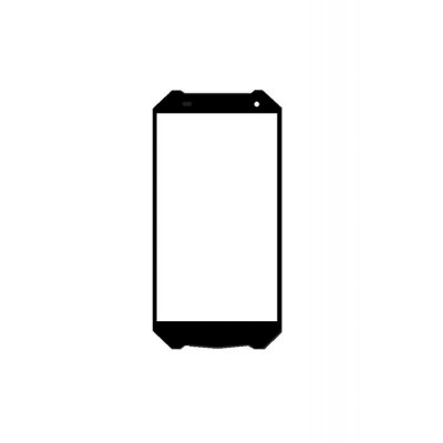 Replacement Front Glass For Blu Tank Xtreme 5.0 White By - Maxbhi.com