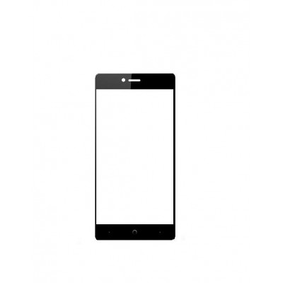Replacement Front Glass For Yezz 5m Black By - Maxbhi.com