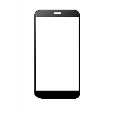 Replacement Front Glass For Wynncom Mega Black By - Maxbhi.com