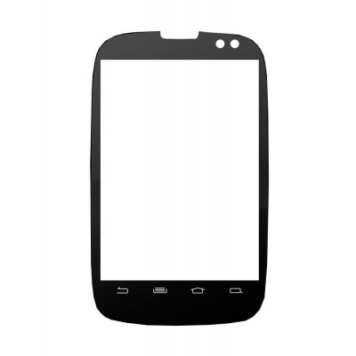Replacement Front Glass For Viewsonic Viewphone 3 Black By - Maxbhi.com