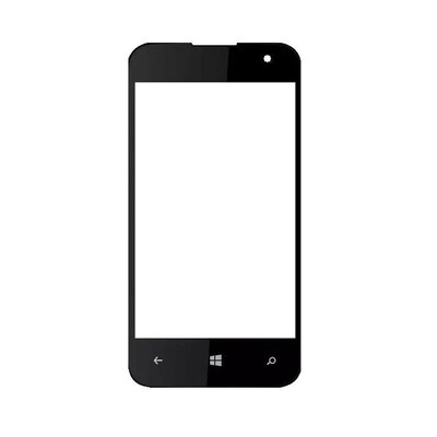 Replacement Front Glass For Qmobile W1 White By - Maxbhi.com