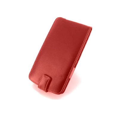 Flip Cover For Onida G695 Red Black By - Maxbhi.com