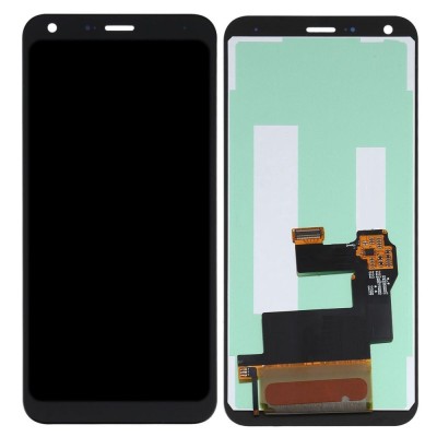 LCD with Touch Screen for LG Q7 Blue