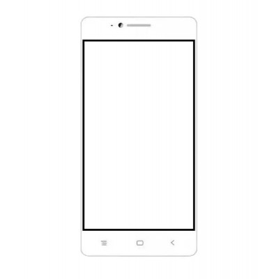 Replacement Front Glass For Wing M4 White By - Maxbhi.com