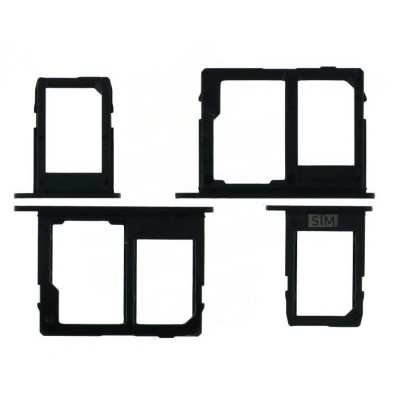 Sim Card Holder Tray For Samsung Galaxy On6 Black - Maxbhi Com