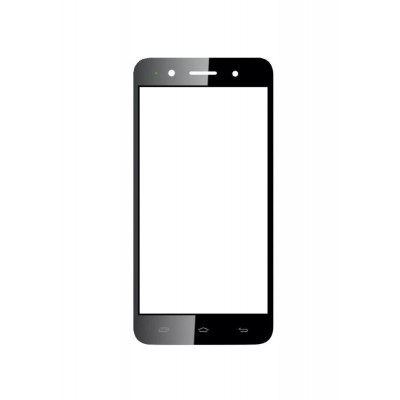 Replacement Front Glass For Colors Mobile Xfactor X135 Flash Hd White By - Maxbhi.com