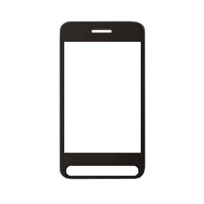 Replacement Front Glass For Rage Orbit Black By - Maxbhi.com