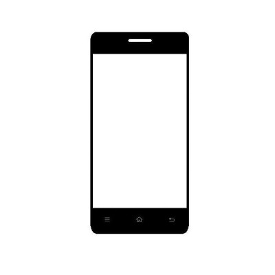 Replacement Front Glass For Rage Rayon Grey By - Maxbhi.com