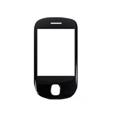 Replacement Front Glass For Reliance Coolpad S100 Black By - Maxbhi.com