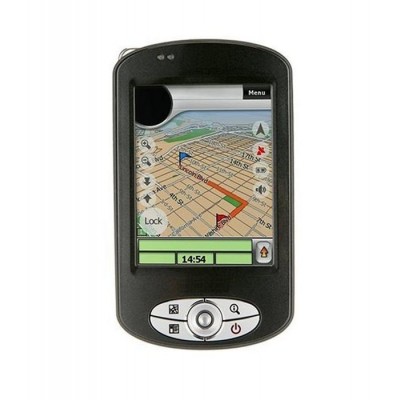 Replacement Front Glass For Mitac Mio P550 White By - Maxbhi.com