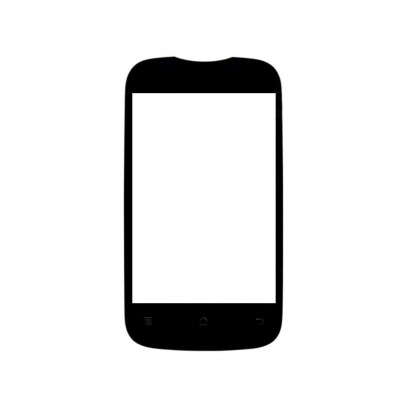 Replacement Front Glass For Huawei Ascend Y201 U8666 Black By - Maxbhi.com