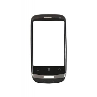 Replacement Front Glass For Huawei U8510 Ideos X3 Black By - Maxbhi.com